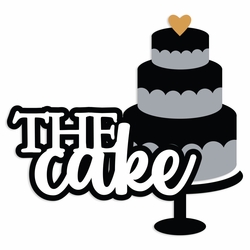 Wedding: The Cake Laser Die Cut