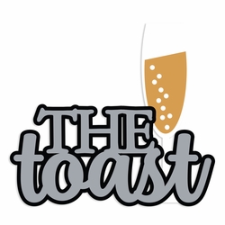 Wedding: The Toast Laser Die Cut