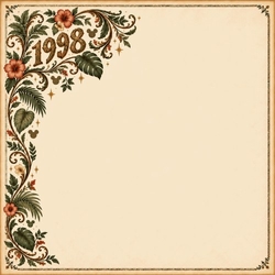 Wild Expedition 1998 Corner Flourish 12 x 12 Paper