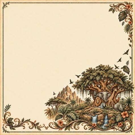 Wild Expedition Tree of Life 12 x 12 Paper