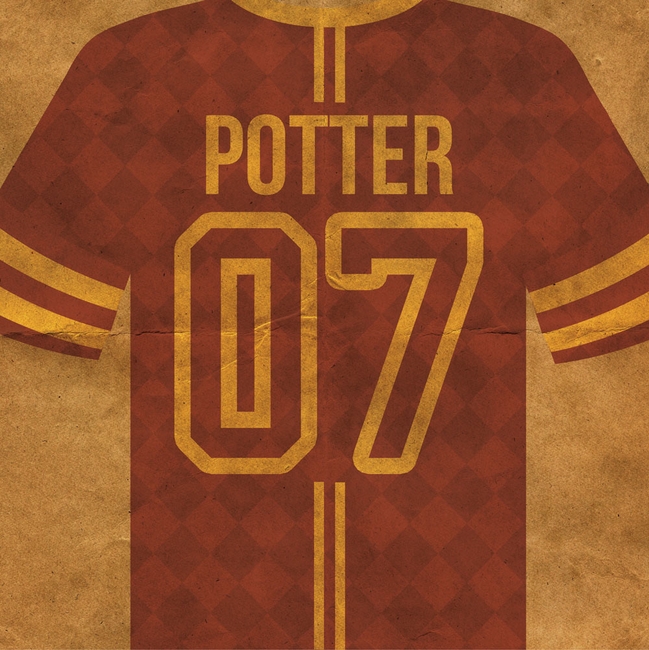 Wizarding World Quidditch Jersey 12 x 12 Paper
