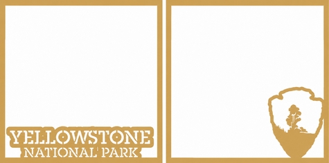 Yellowstone 12 x 12 Overlay Laser Die Cut