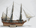 1/132 USS Bonhomme Richard Warship Plastic Model Kit by Monogram