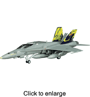 1/72 F-18 - C Hornet "Golden Dragons" diecast airplane model by Dragon - click to enlarge