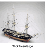 1/96 USS Constitution Plastic Model Ship Kit by Revell - click to enlarge