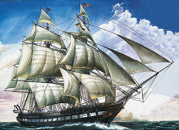 1/96 USS Constitution Plastic Model Ship Kit by Revell of Germany