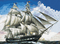 1/96 USS Constitution Plastic Model Ship Kit by Revell of Germany