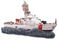110 Ft. Tybee Island Class Coast Guard Cutter Model Boat by Harbour Lights