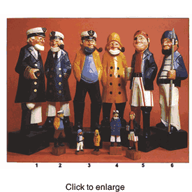 24"  Bounty Wooden Sailors - click to enlarge