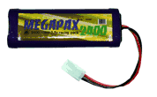 7.2 Volt,  2400 MAH Battery Pack