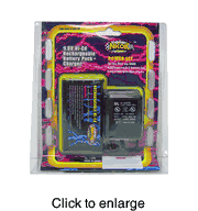 9.6V Rechargeable  Battery Pack and Charger - click to enlarge