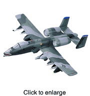A - 10A Thunderbolt II, - click to enlarge