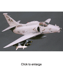 A - 4M Skyhawk, (USMC) Loaded. - click to enlarge