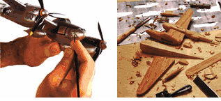 About this Handcrafted Wooden Model Aircraft: