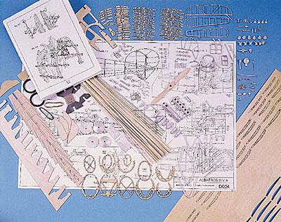 Albatros kit parts