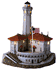 Alcatraz, CA.  Lighthouse:  1909.