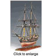  Amati Victory Models HMS Pegasus Wood Scale Model Ship Kit - click to enlarge