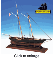 America Racing Schooner Wood Kit by Model Shipways - click to enlarge