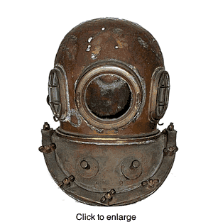 Antique Diver's Helmet - click to enlarge