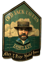 Antique English Tavern Sign