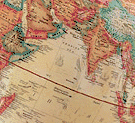 Antique Globe Detail