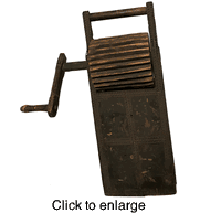Antique Wooden Battle Rattle - click to enlarge