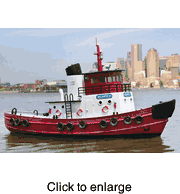 Atlantic II  Harbor Tug Boat RTR Model by Aquacraft - click to enlarge