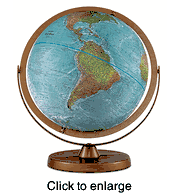 Atlantis World Globe 12" - click to enlarge