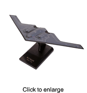 B - 2 Stealth Bomber, "Spirit" (USAF). - click to enlarge