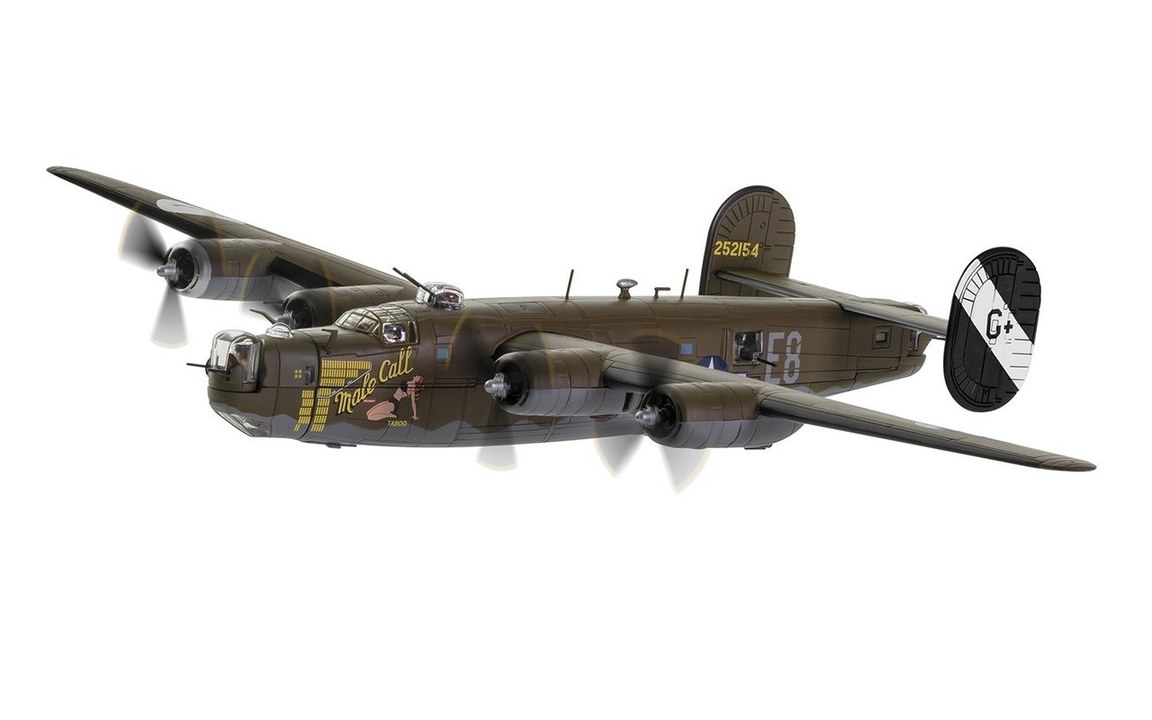 B - 24 D Liberator, 'Male Call' Jimmy Stewart (Large) Die Cast