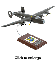 B - 24 J  Liberator Model Airplane -   Green - click to enlarge