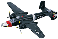 B - 25J  Mitchell Wood Airplane Model "Falcon", Green