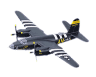 B - 26 Marauder Model Airplane "Yankee Guerrilla", Green