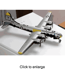 B - 29 Hawg Wild Die Cast Model Airplane by Corgi - click to enlarge