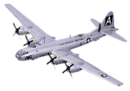B - 29 Superfortress Model Airplane "FIFI", Silver