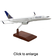 B757-200 Continental / United Model Airplane - click to enlarge