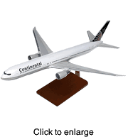 B767-200 Continental Model Airplane - click to enlarge
