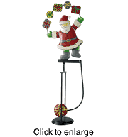 Balance Toy Santa with Gifts  - click to enlarge