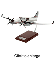 Beech King Air 350i Model Airplane - click to enlarge