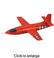 Bell X - 1, "Glamorous Glen" (USAF). - click to enlarge