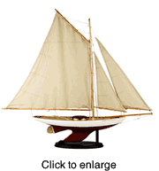 Bermuda Pond Racer Model Boat - click to enlarge