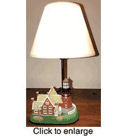 Block Island  Small Lighthouse Table Lamp by Lefton - click to enlarge