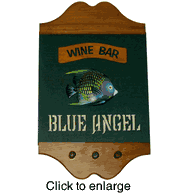 Blue Angel  Wall Sign. - click to enlarge