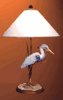 Blue Heron Lamp