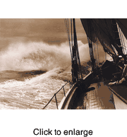 Bluenose Canvas Photo Print on Hand Stretched Internal Frame - click to enlarge