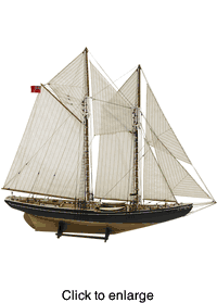 Bluenose Wooden Model Kit by Billing Boats - click to enlarge