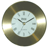Brass Chart Weight Nautical Clock by Weems and Plath