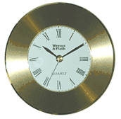 Brass Chart Weight Nautical Clock by Weems and Plath