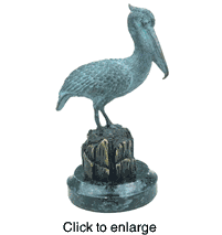 Brass Pelican collectible - click to enlarge