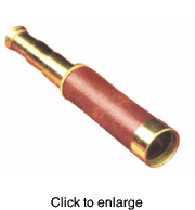 Brass Pocket Telescope - click to enlarge